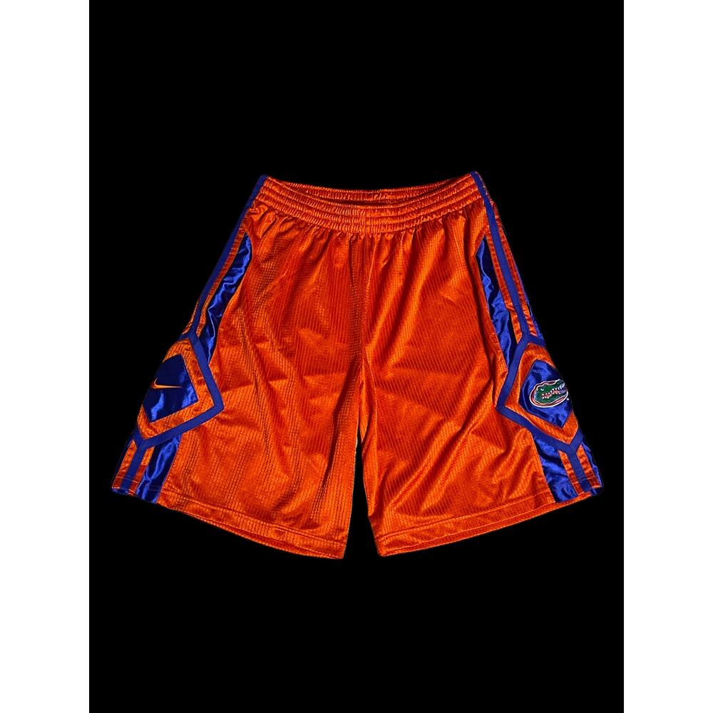 Nike Florida Gators Dri-Fit Orange Blue Athletic Basketball Shorts Men's Size M